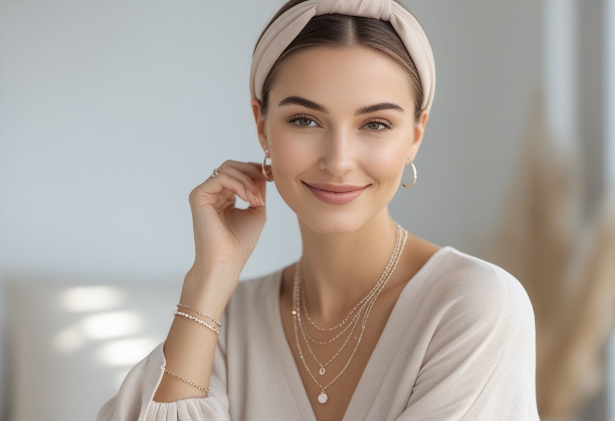 Sådan kombinerer du smykker og hårbånd for et stilfuldt look